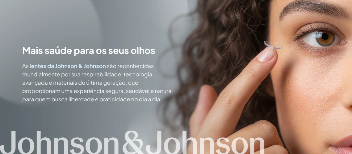 Banner Lentes de contato Johnson & Johnson